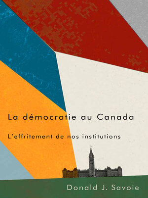 cover image of La démocratie au Canada